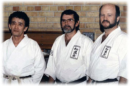 Senseis Shintani, Garcia and Manara